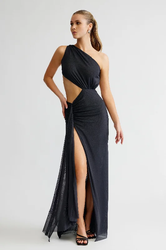 Lexi Zaniah Dress - Charcoal