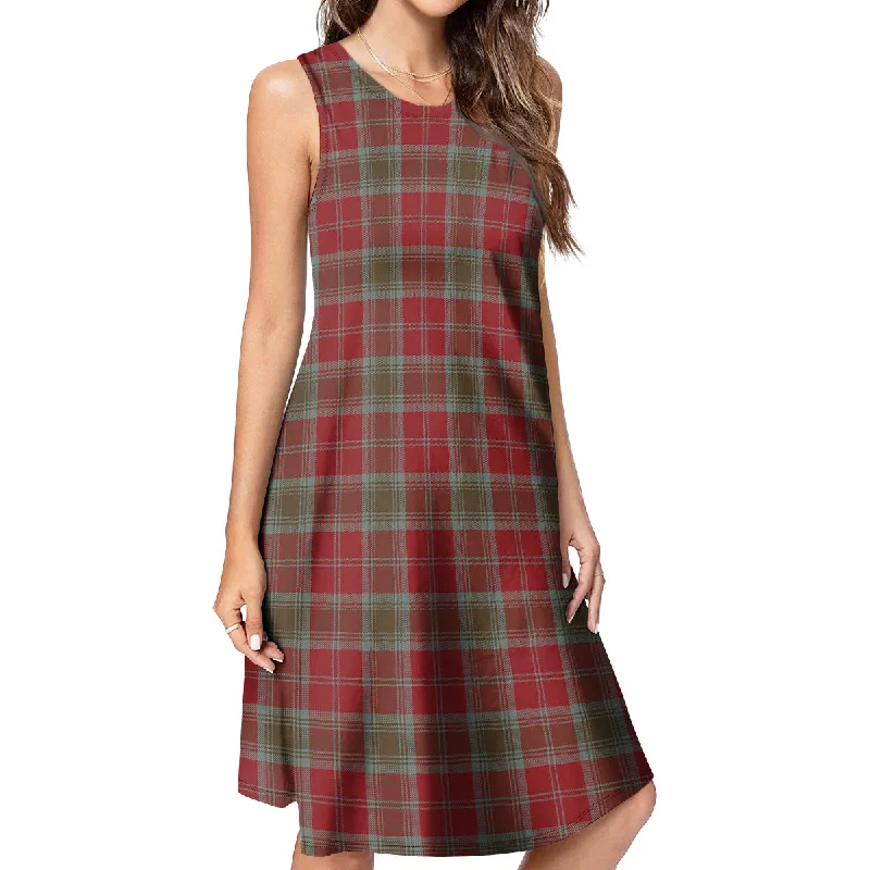 Lindsay Weathered Tartan Womens Casual Dresses