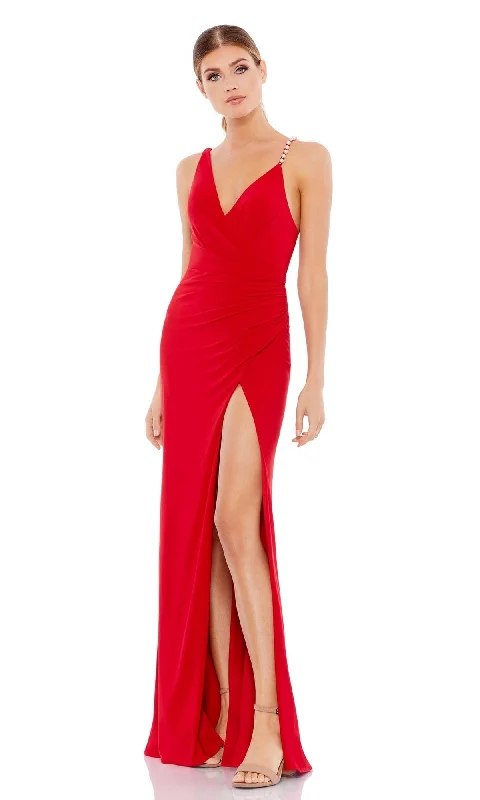 Mac Duggal Asymmetrical Red Formal Dress 265321