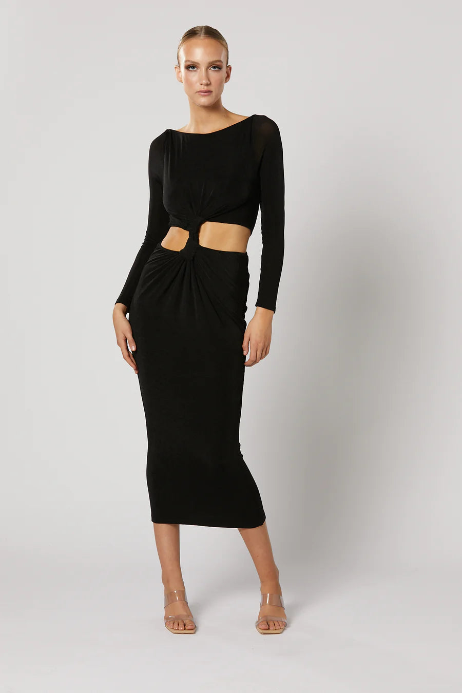 Winona Ithaca Knot Dress - Black