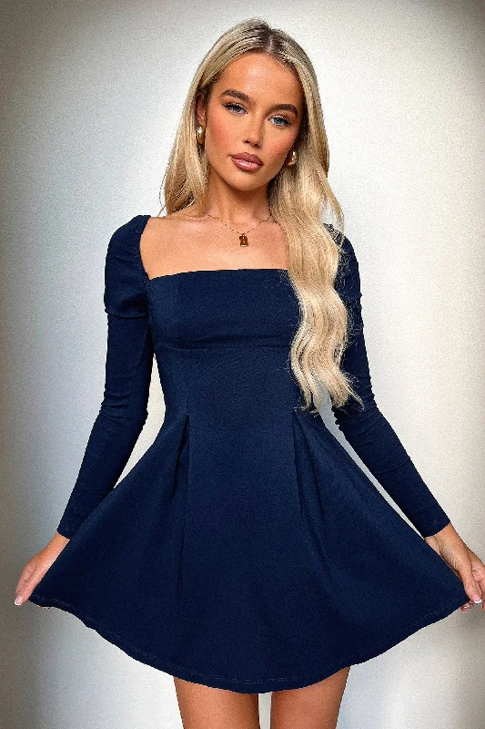 Tabitha Mini Dress - Navy