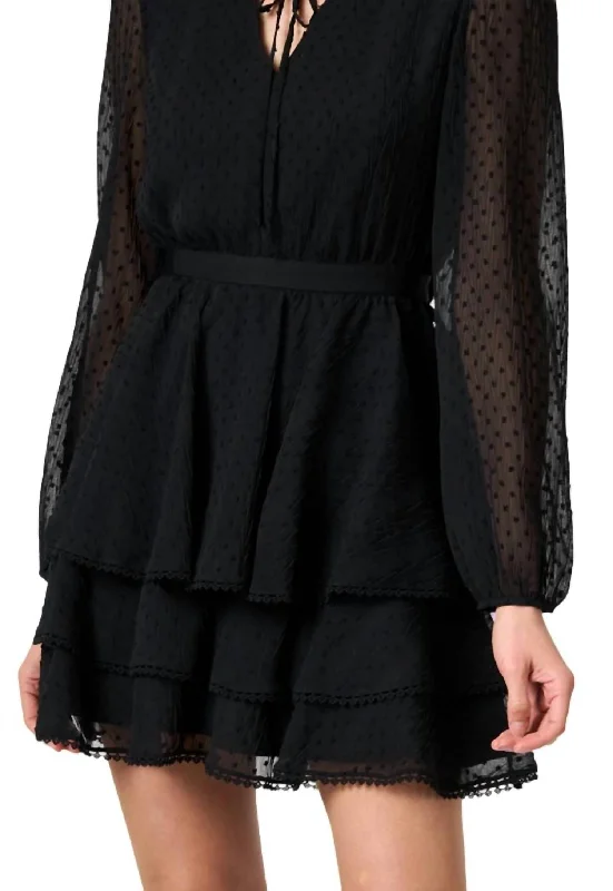 Lace Dress In Black